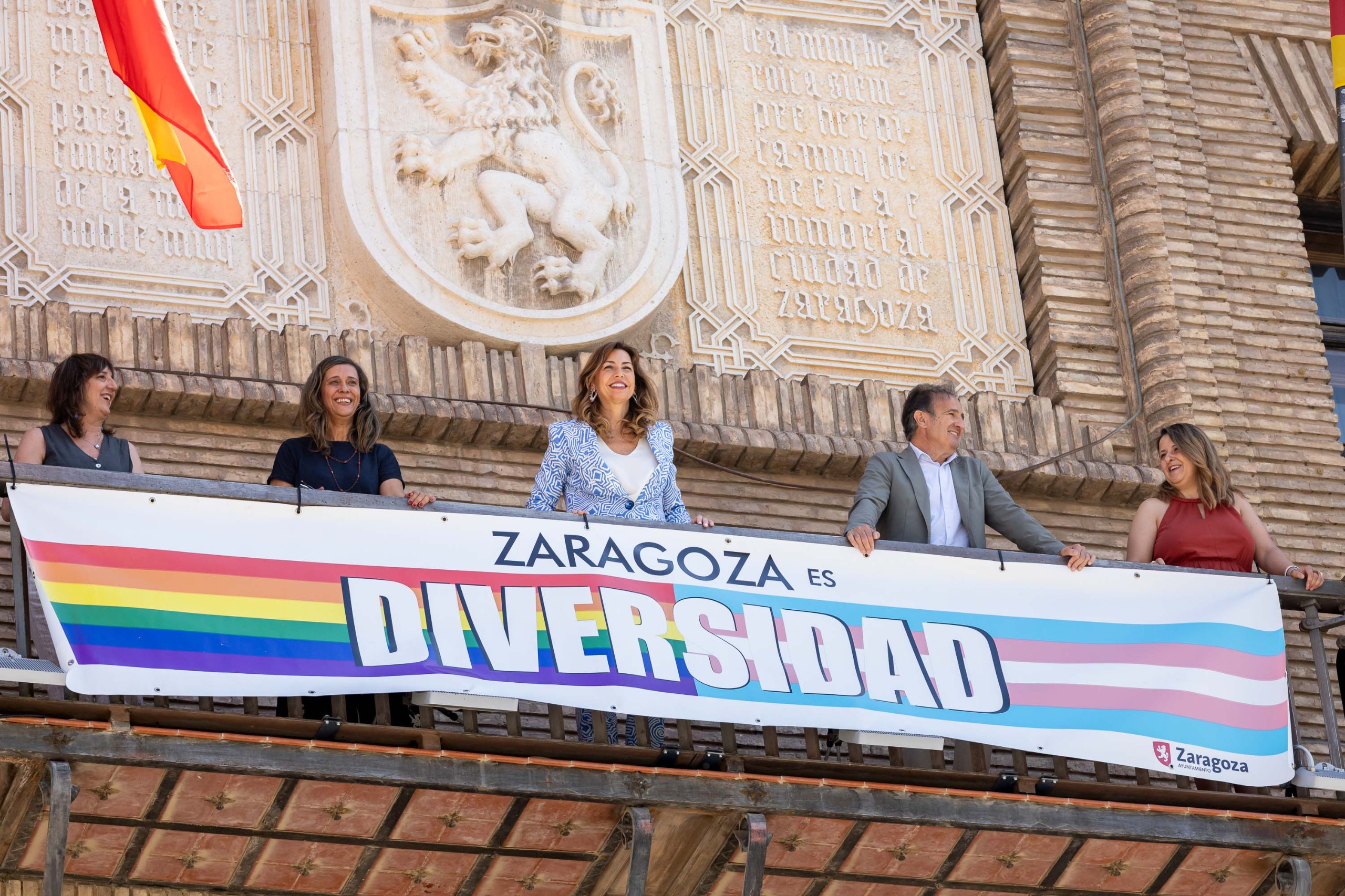 Zaragoza muestra su compromiso con la diversidad en el Día del Orgullo ...
